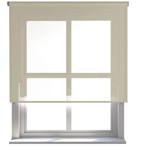 Persiana modelo traslúcida color crema 180×180 51247 Homewell