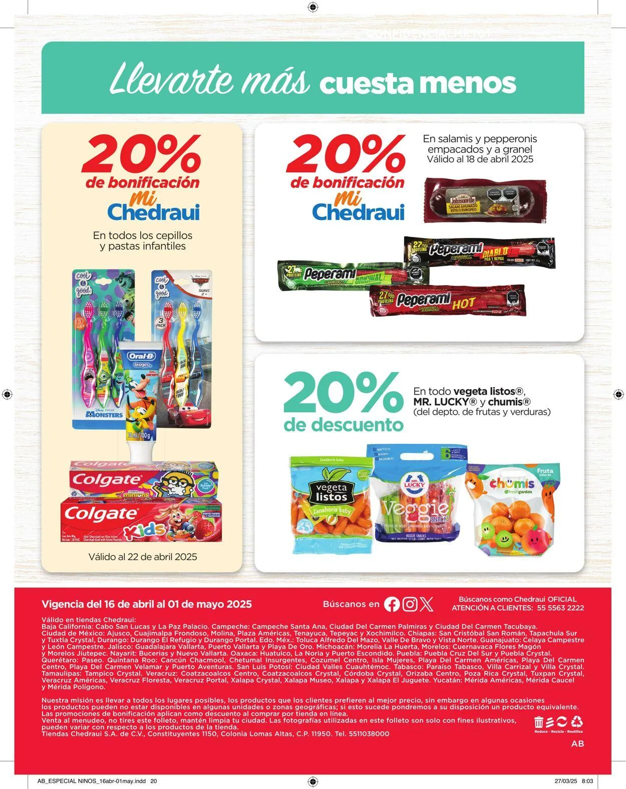 Catálogo de Chedraui Oferta actual 27 de agosto al 10 de septiembre 2025 - Pagina 20