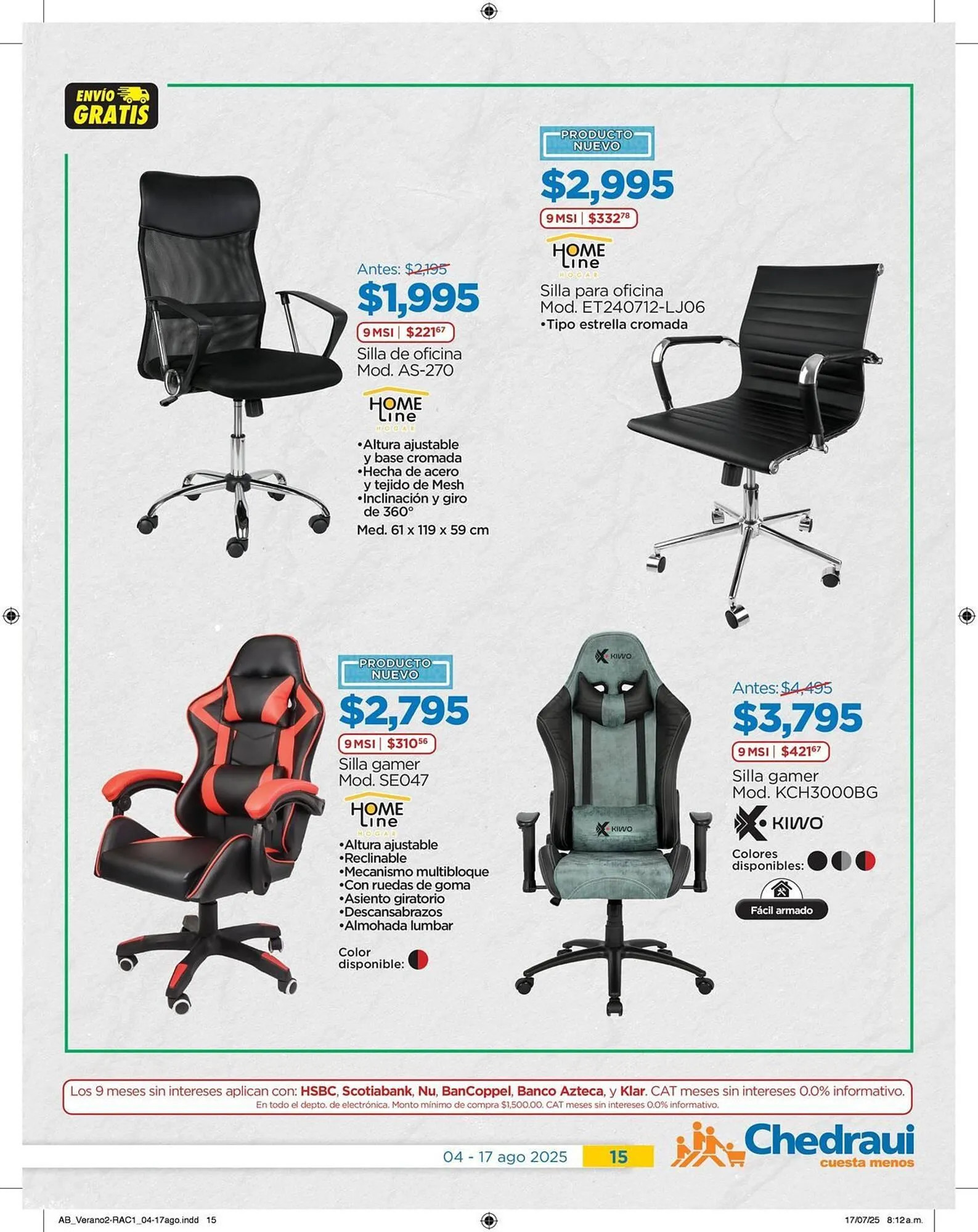 Catálogo de Catálogo Chedraui 5 de agosto al 17 de agosto 2025 - Pagina 15
