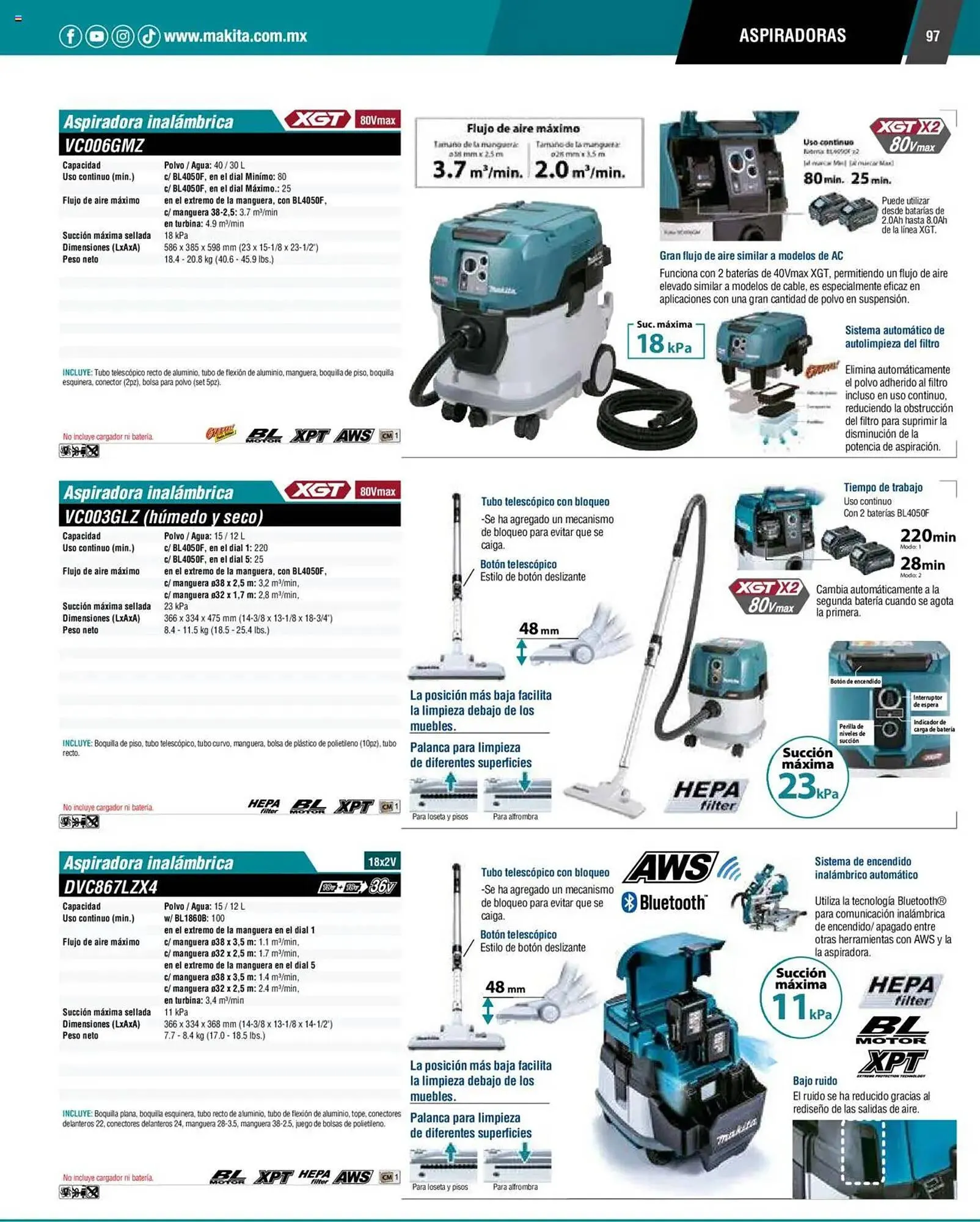 Catálogo de Catálogo Makita 4 de septiembre al 1 de julio 2026 - Pagina 97