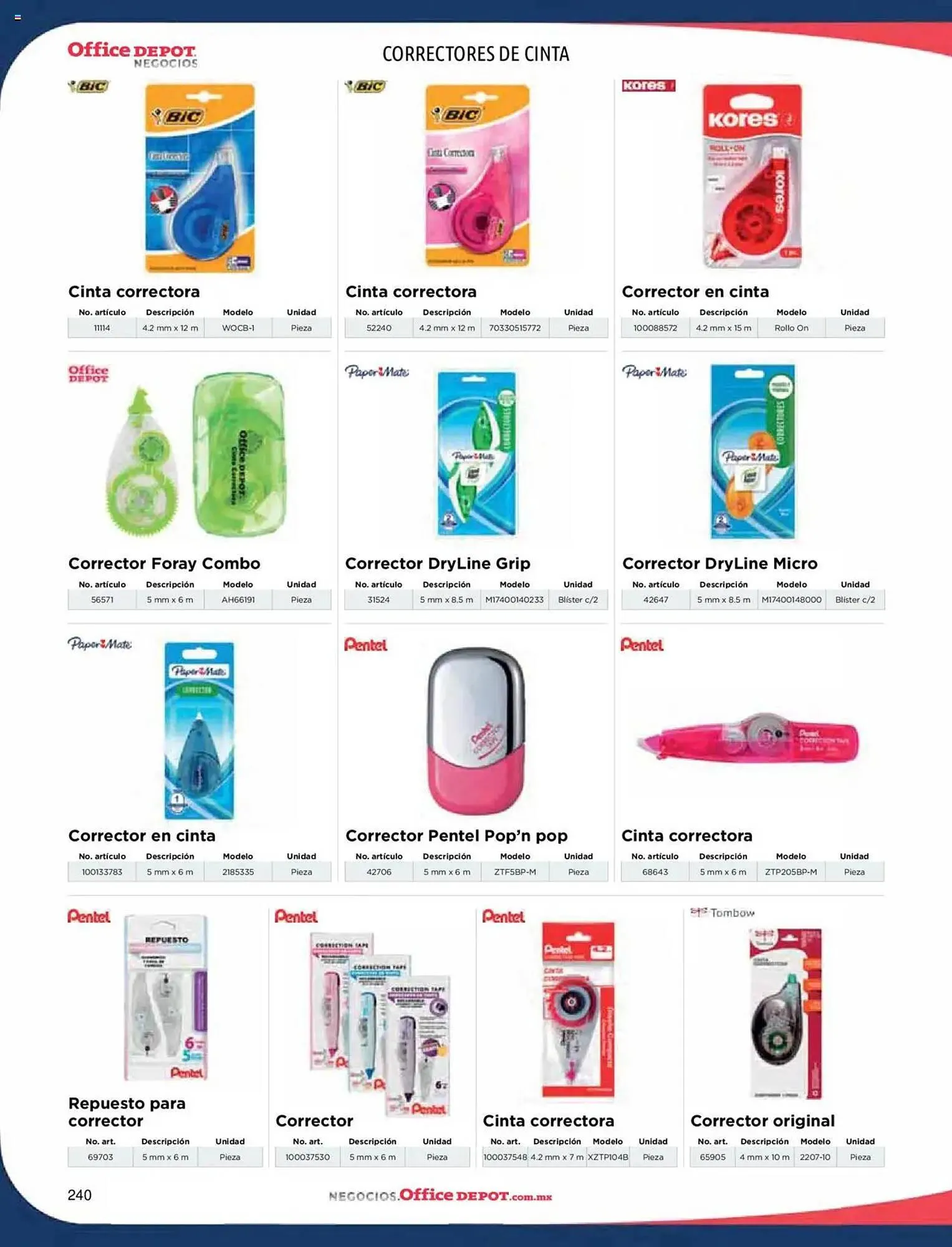 Catálogo de Catálogo Office Depot 9 de enero al 31 de diciembre 2025 - Pagina 542