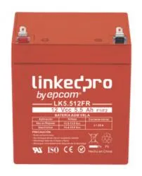 Linkedpro Batería para Alarma LK5.512FR, 12V, 5.5A