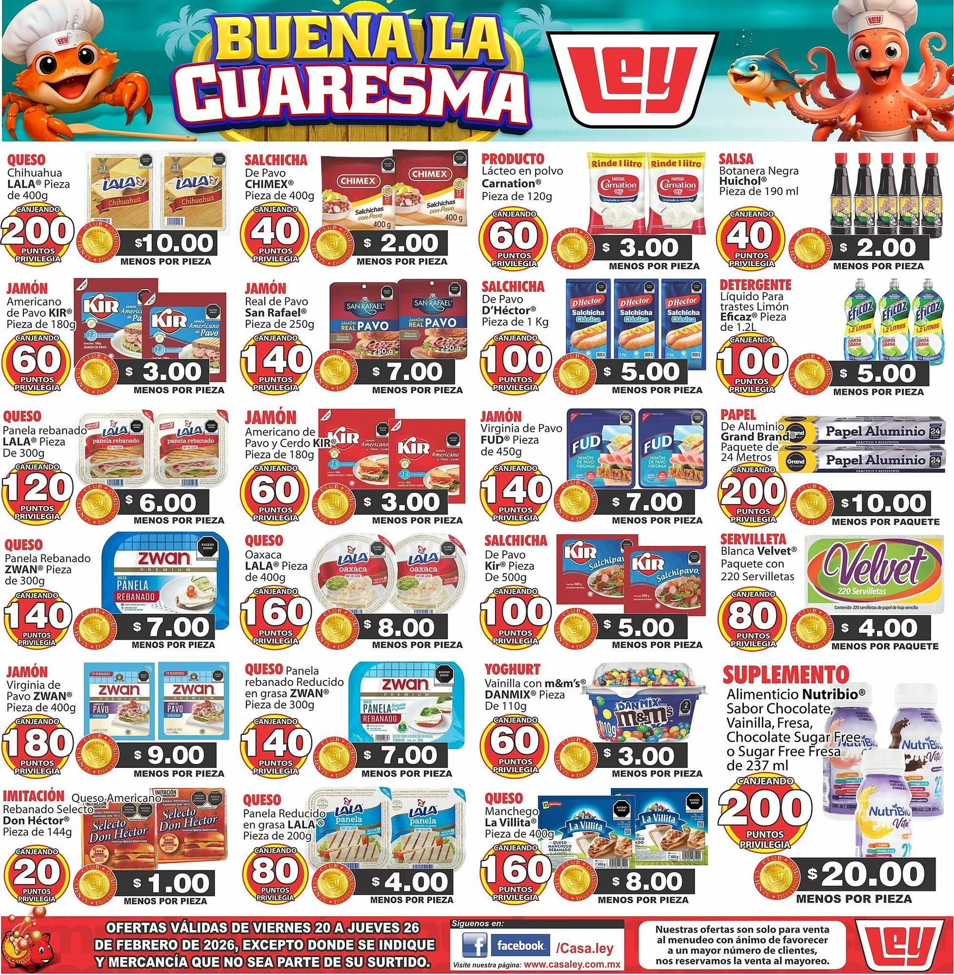 Catálogo de Folleto Casa Ley 20 de febrero al 26 de febrero 2026 - Pagina 4