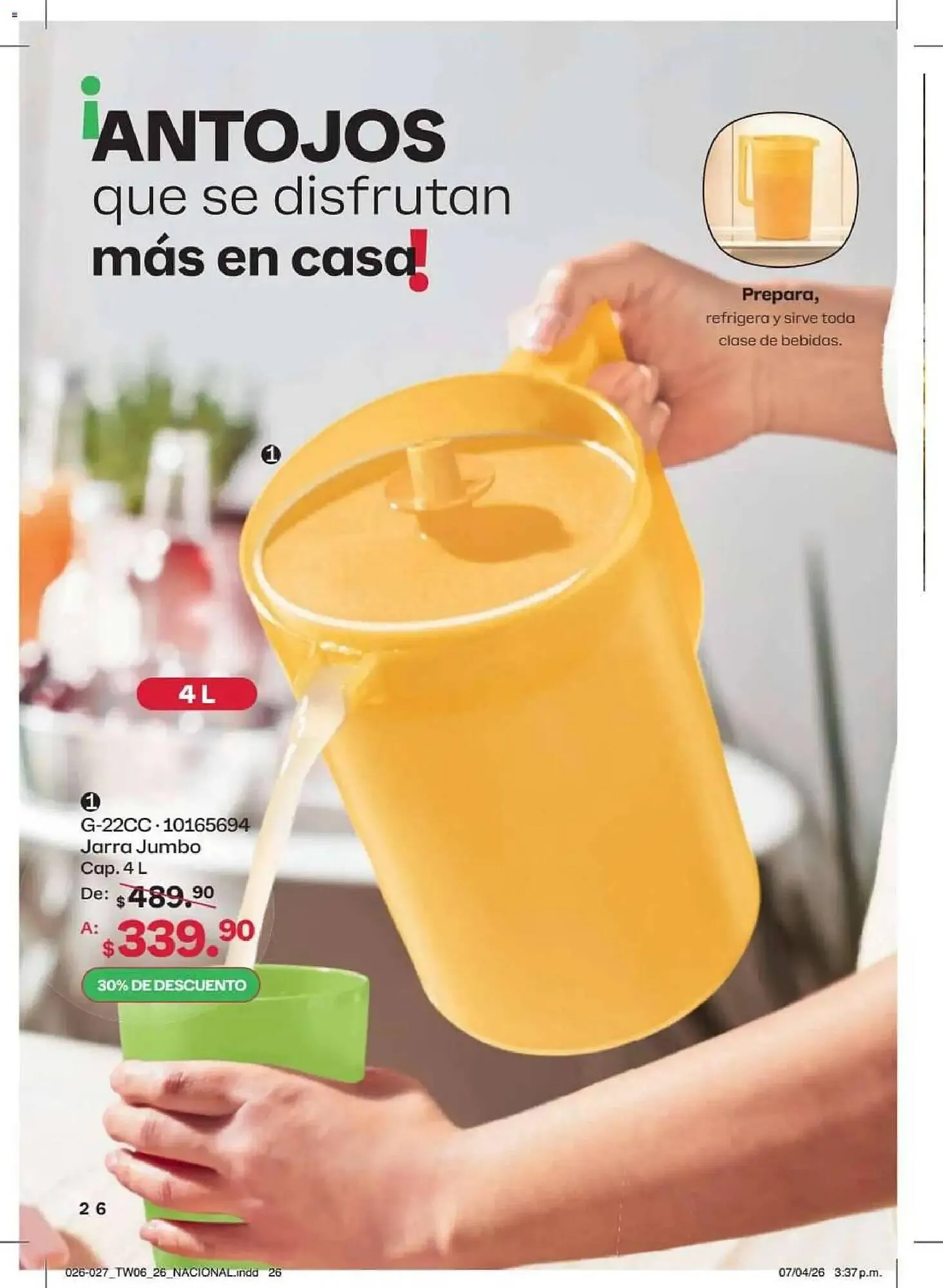 Catálogo de Catálogo Tupperware 18 de mayo al 14 de junio 2026 - Pagina 26