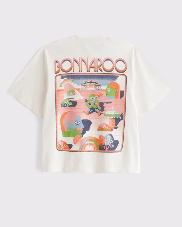 Bonnaroo Vintage-Inspired Cropped Graphic Tee