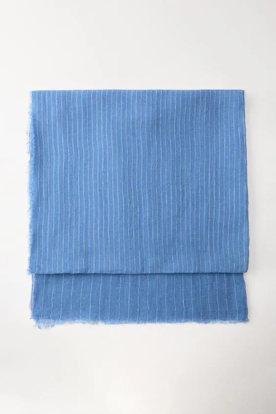 PAÑUELO LINO 100% RAYAS