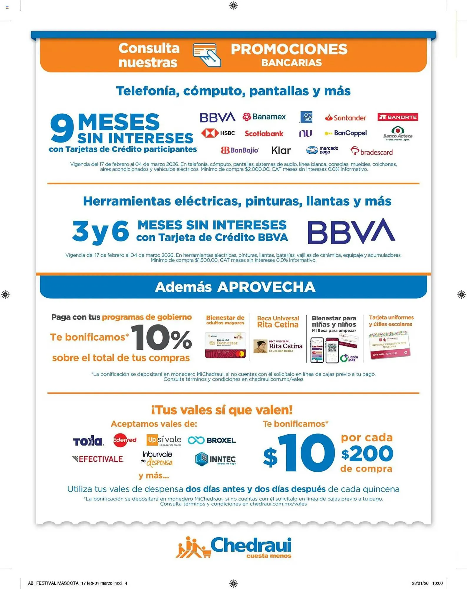 Catálogo de Folleto Chedraui 17 de febrero al 5 de marzo 2026 - Pagina 4