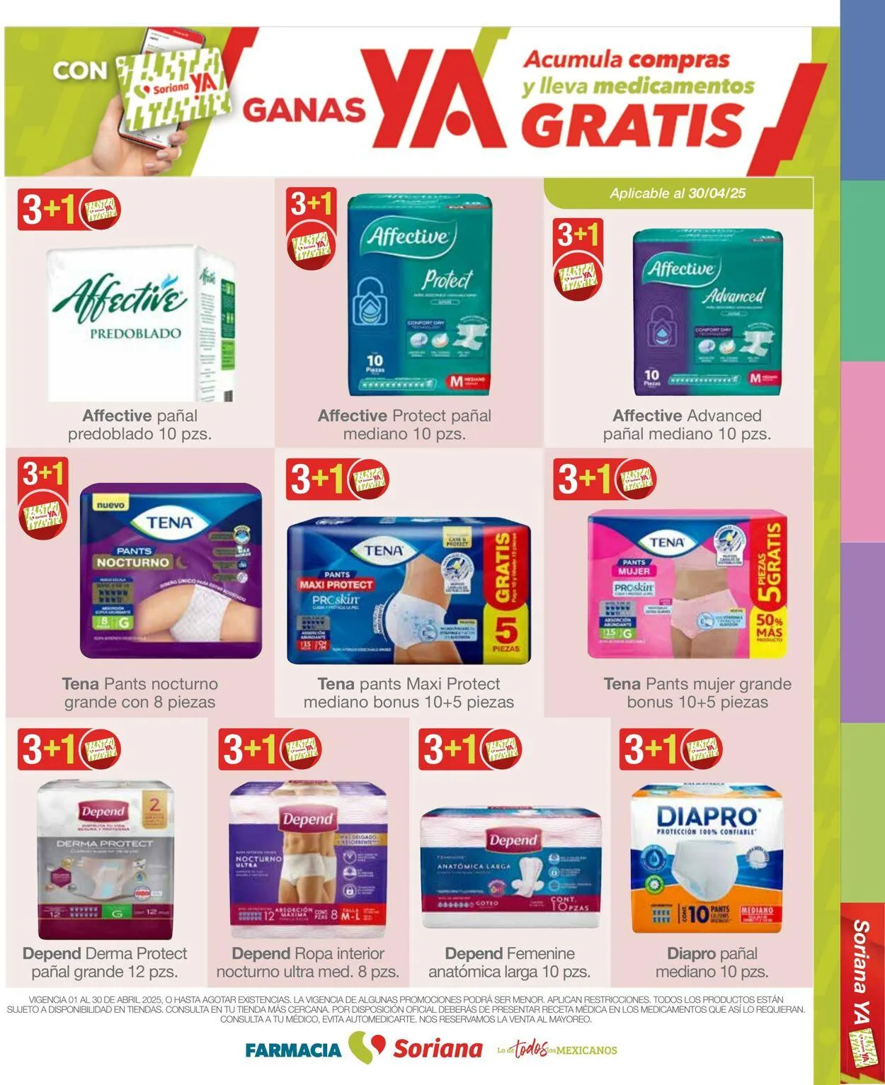 Catálogo de Soriana - Folleto Farmacia Abril Híper Nacional Oferta actual 1 de abril al 30 de abril 2025 - Pagina 20