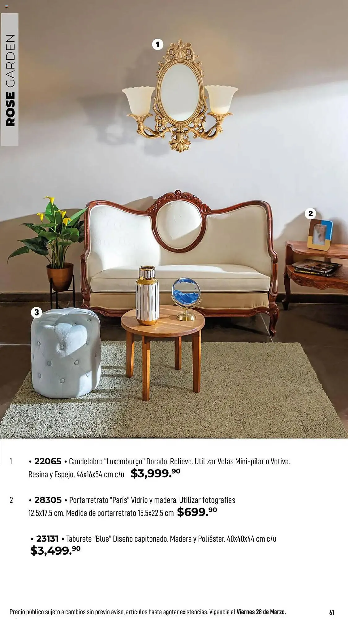 Catálogo de Catálogo Home Interiors 17 de febrero al 28 de marzo 2025 - Pagina 61