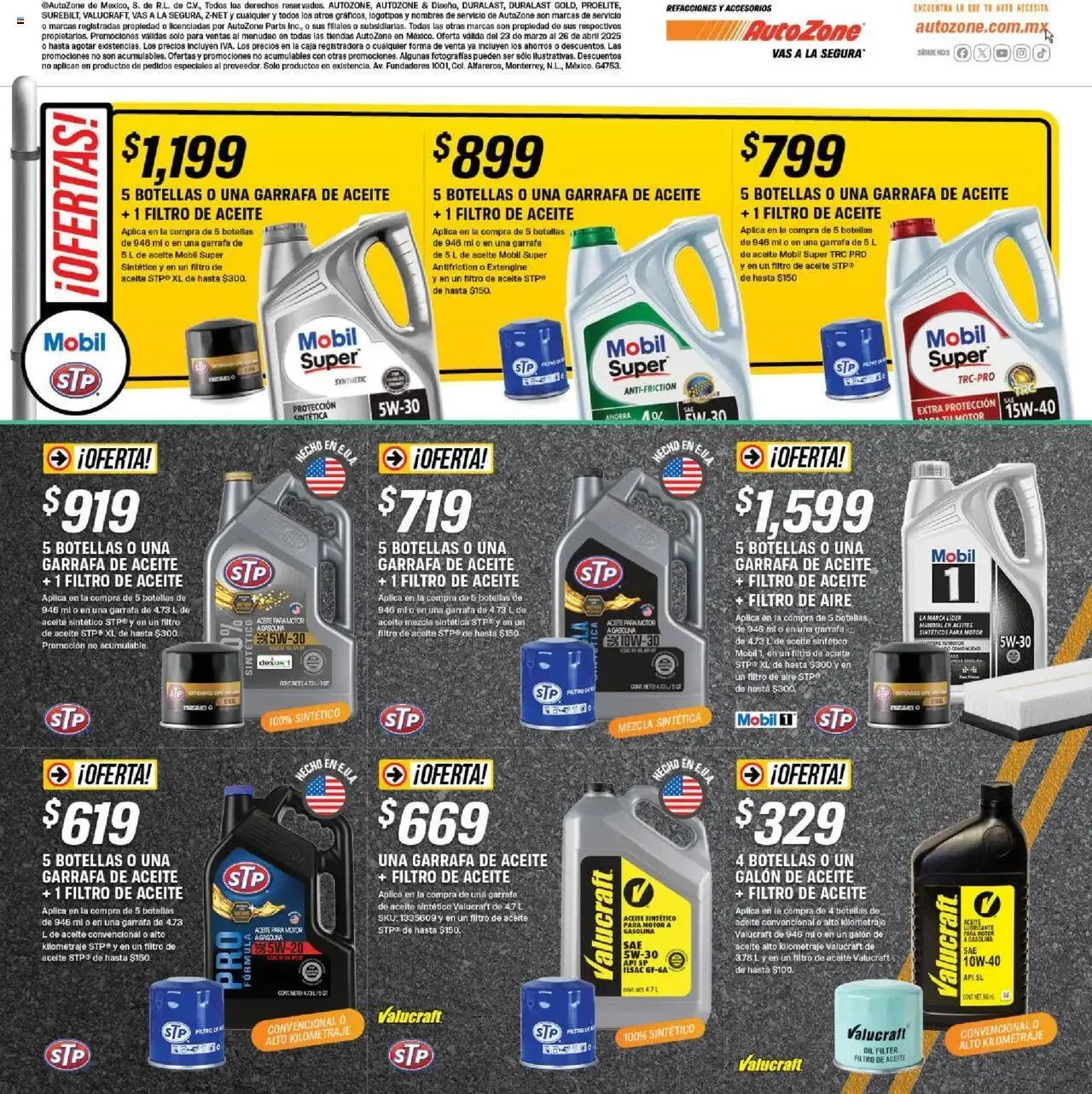 Catálogo de AutoZone catálogo 23 de marzo al 26 de abril 2025 - Pagina 16