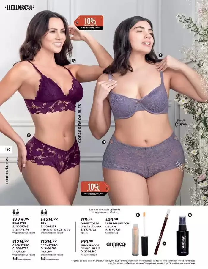 Catálogo de ANDREA | lencerìa 26 de enero al 24 de mayo 2025 - Pagina 6