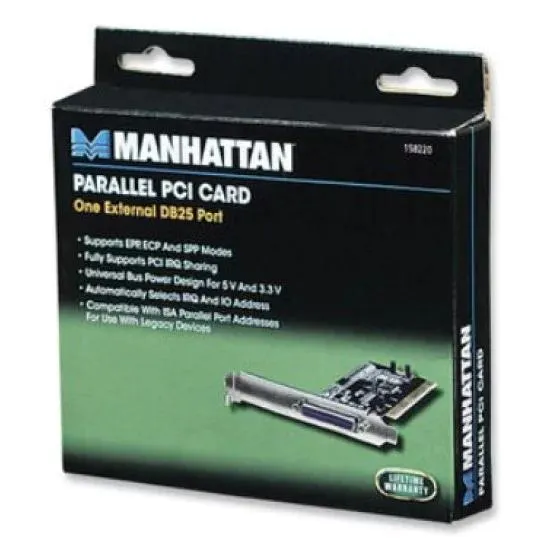 Tarjeta controladora PCI con 1 puerto paralelo Manhattan 158220