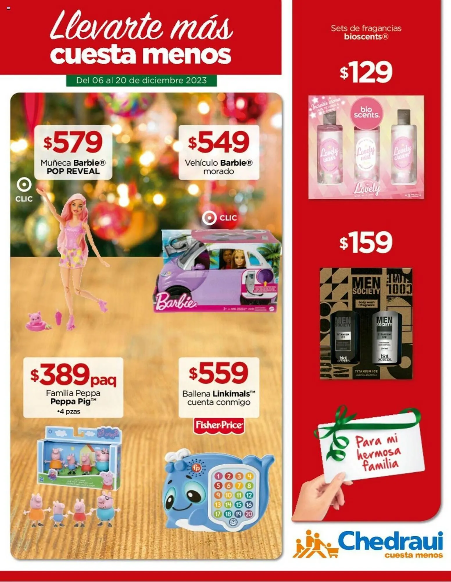 Catálogo de Catálogo Chedraui 6 de diciembre al 20 de diciembre 2023 - Pagina 1