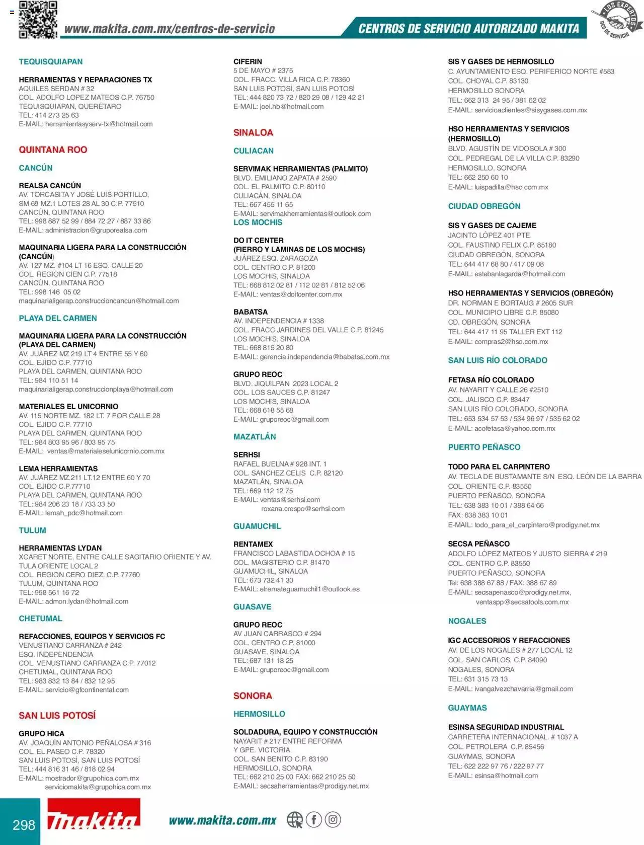 Catálogo de Makita Ofertas Accesorios 5 de septiembre al 31 de diciembre 2023 - Pagina 298