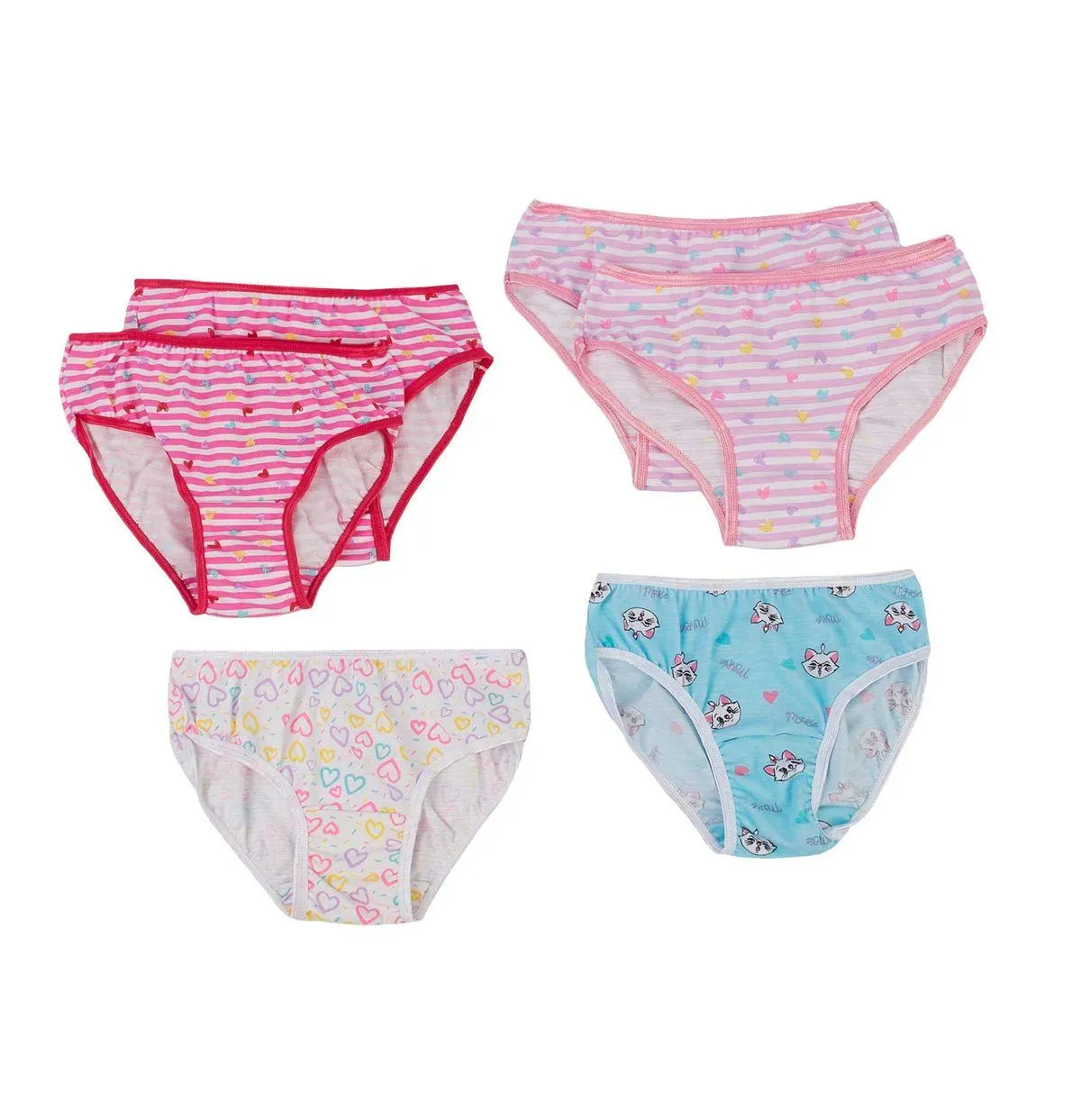 Pantaleta We Con Estampado 6 Pares Para Niña 6PW