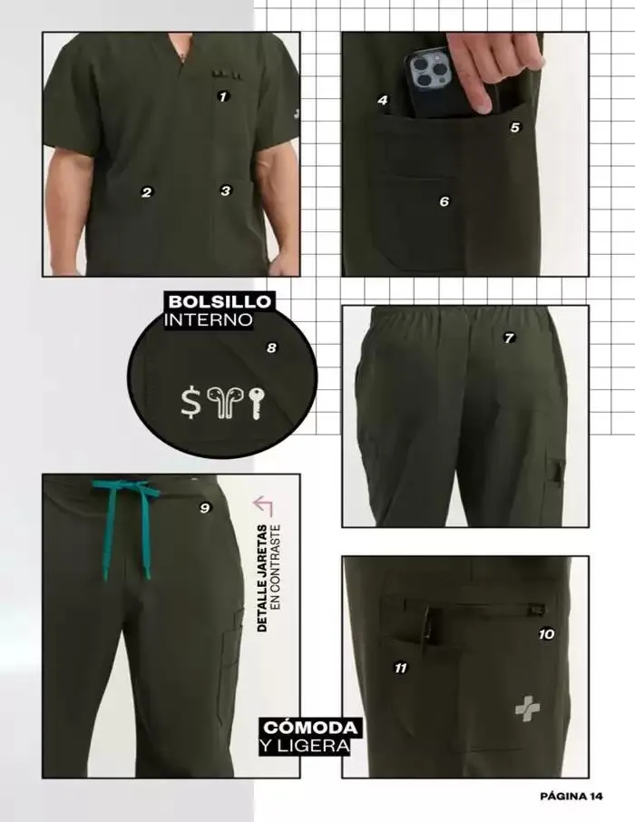 Catálogo de PIJAMAS QUIRURGICAS | ACO | 2025 | 1E 1 de marzo al 30 de septiembre 2025 - Pagina 14