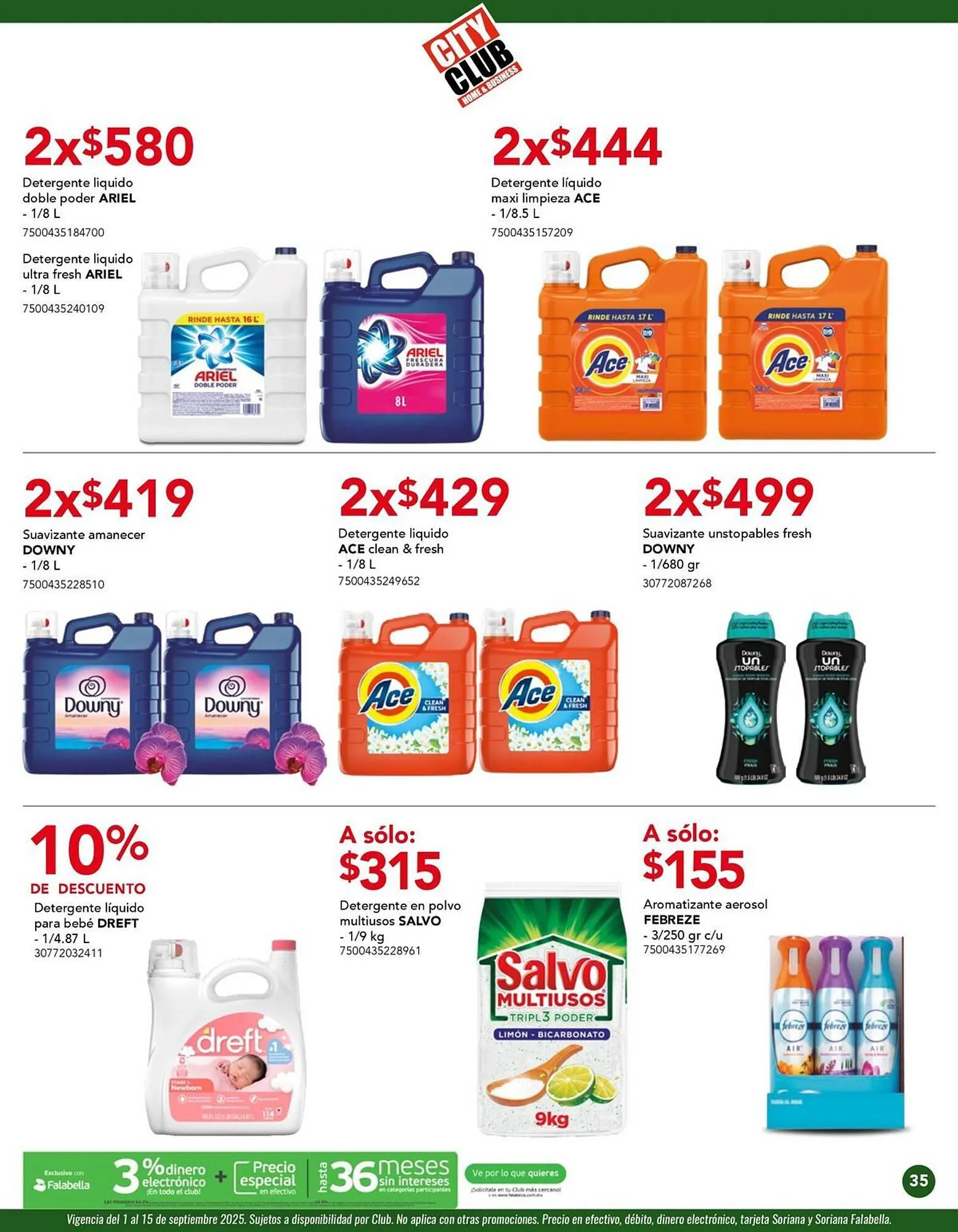 Catálogo de catálogo City Club 2 de septiembre al 30 de septiembre 2025 - Pagina 35