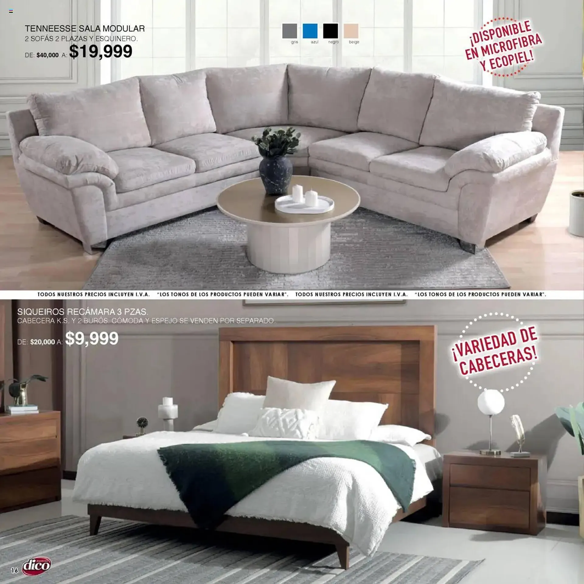 Catálogo de Catálogo Muebles Dico 1 de julio al 1 de agosto 2025 - Pagina 16