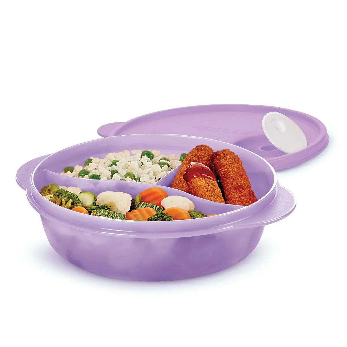 Recipiente para Microondas con Divisiones 850ml Tupperware
