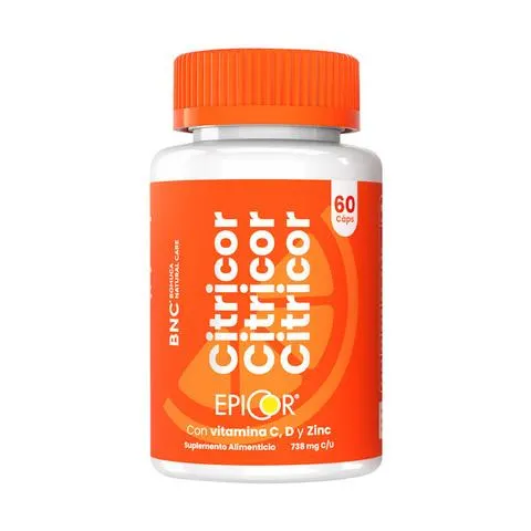 Citricor Suplemento Alimenticio a Base de Epicor con Vitamina C D y Zinc