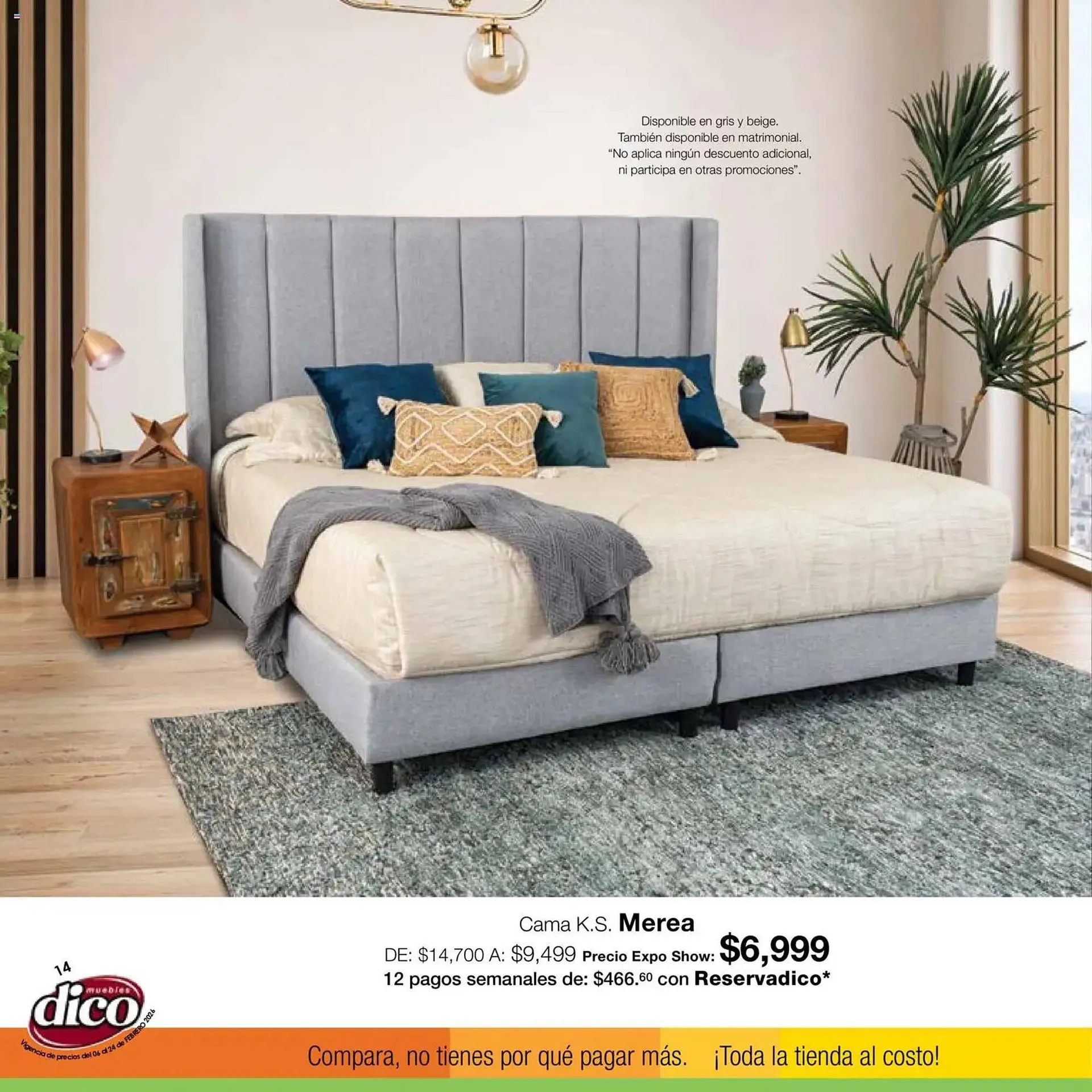 Catálogo de Catálogo Muebles Dico 6 de febrero al 25 de febrero 2026 - Pagina 14