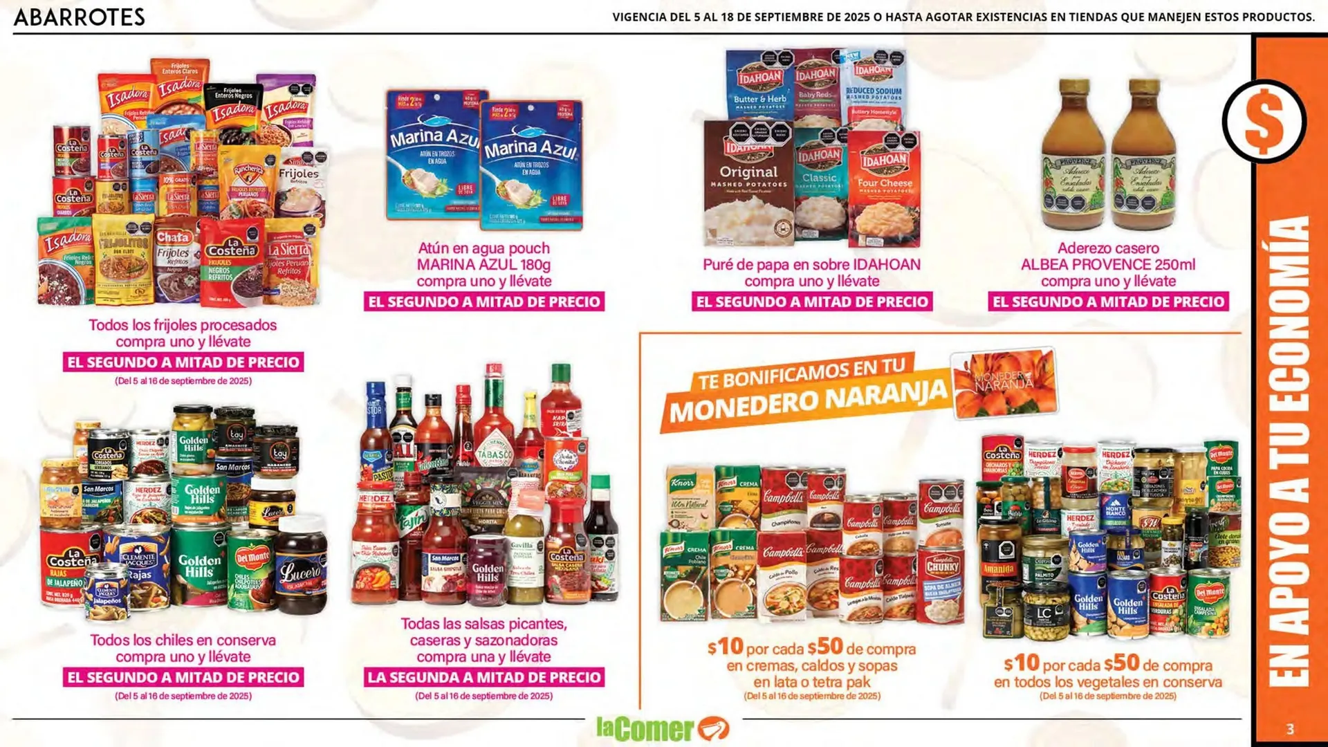 Catálogo de Folleto La Comer 5 de septiembre al 18 de septiembre 2025 - Pagina 3