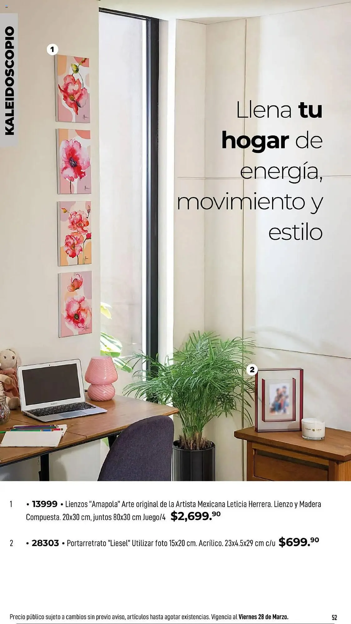 Catálogo de Catálogo Home Interiors 17 de febrero al 28 de marzo 2025 - Pagina 52