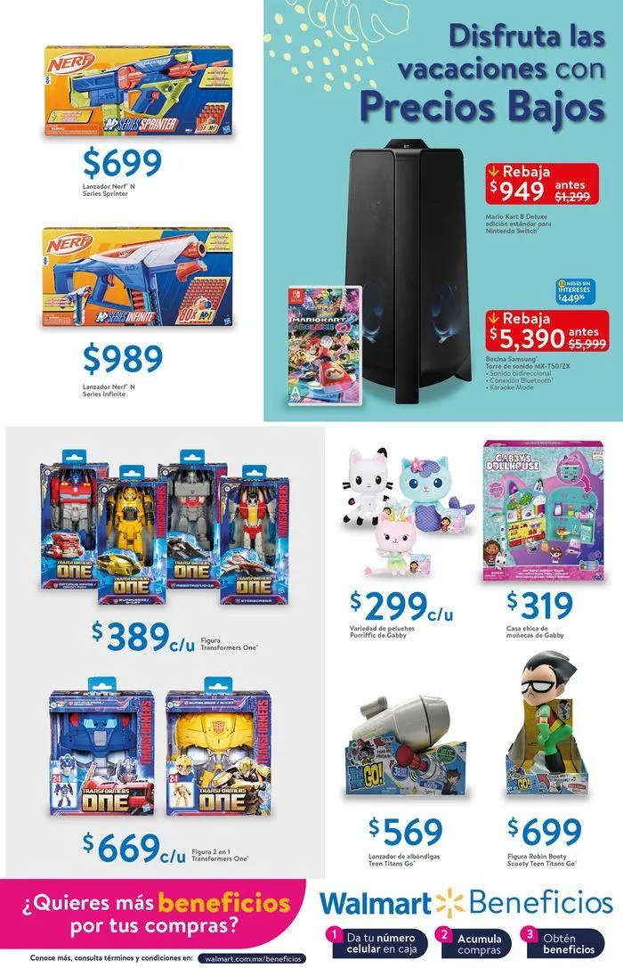 Catálogo de Walmart - Vacaciones 25 de julio al 14 de agosto 2024 - Pagina 3