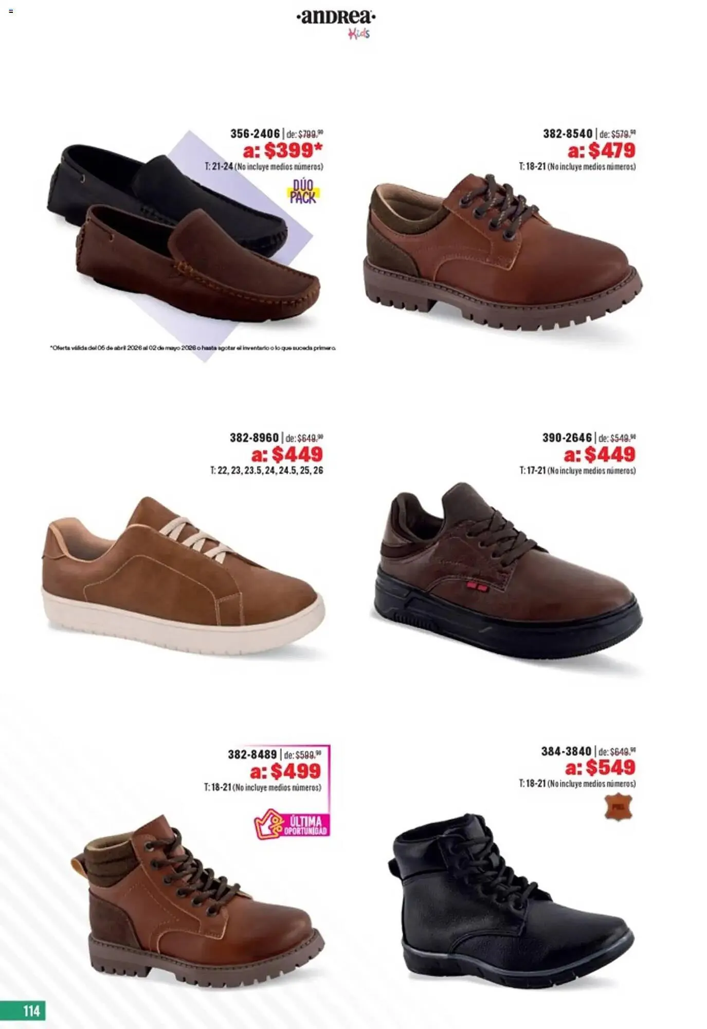 Catálogo de Catálogo Andrea 5 de abril al 2 de mayo 2026 - Pagina 114