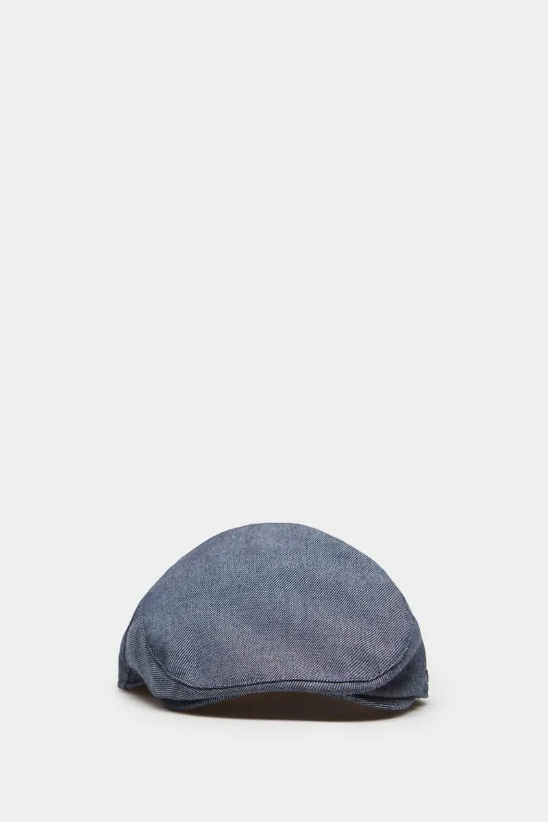 Gorra plana mezcla lino