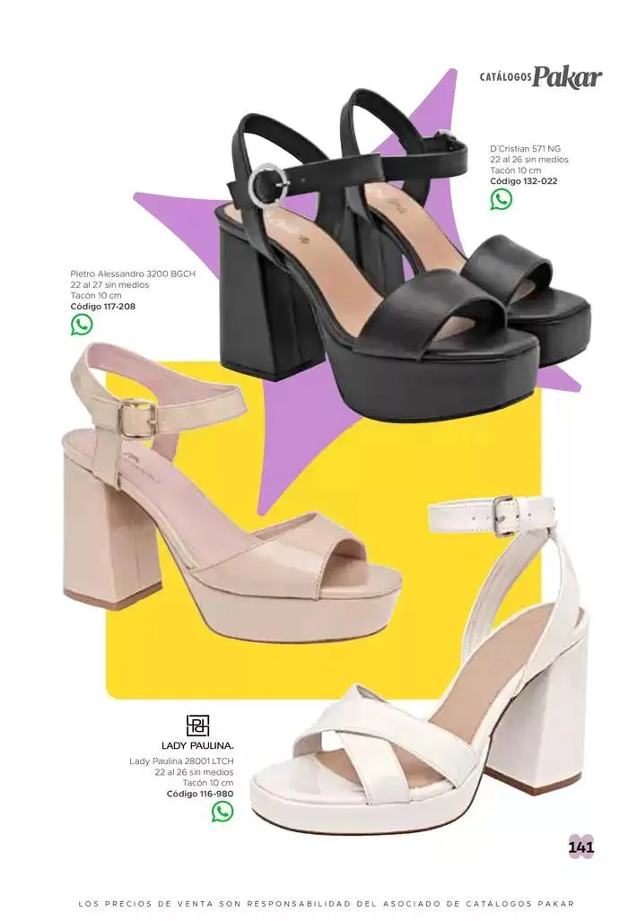 Catálogo de Pakar Sandalia 31 de enero al 31 de mayo 2025 - Pagina 141