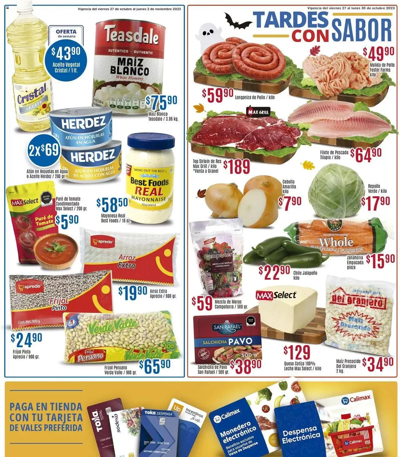 Catálogo de Calimax Ofertas Ensenada 27 de octubre al 2 de noviembre 2023 - Pagina 3