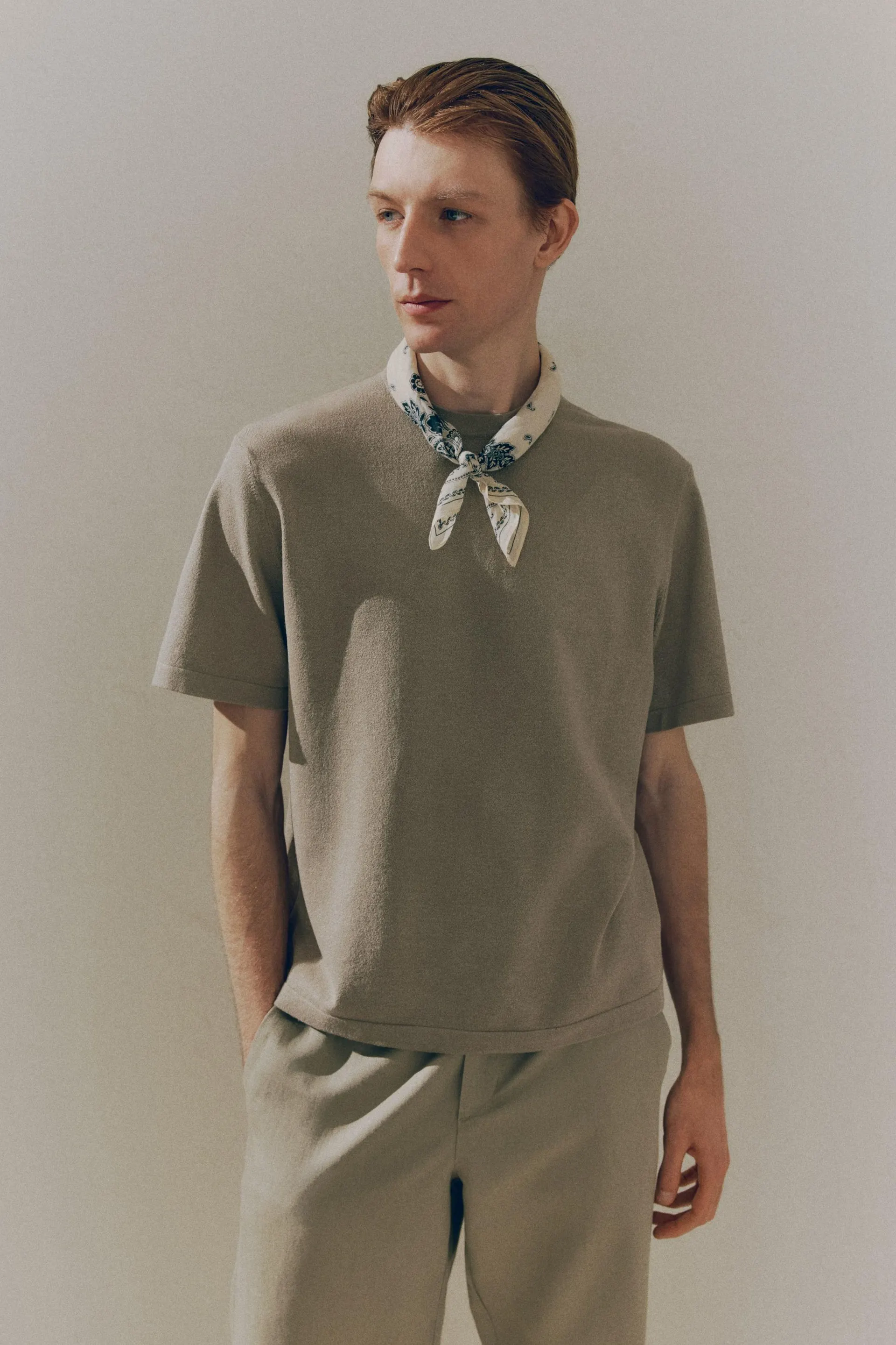 Playera tejida Regular Fit