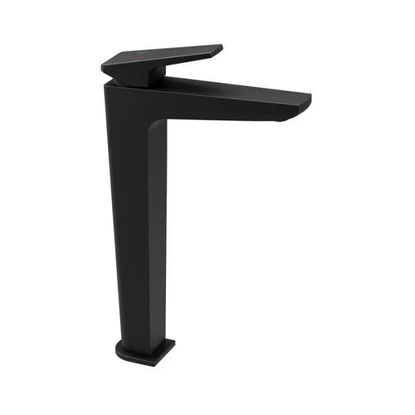 Monomando Lavabo Alto Sin Contra Spiga Ebano