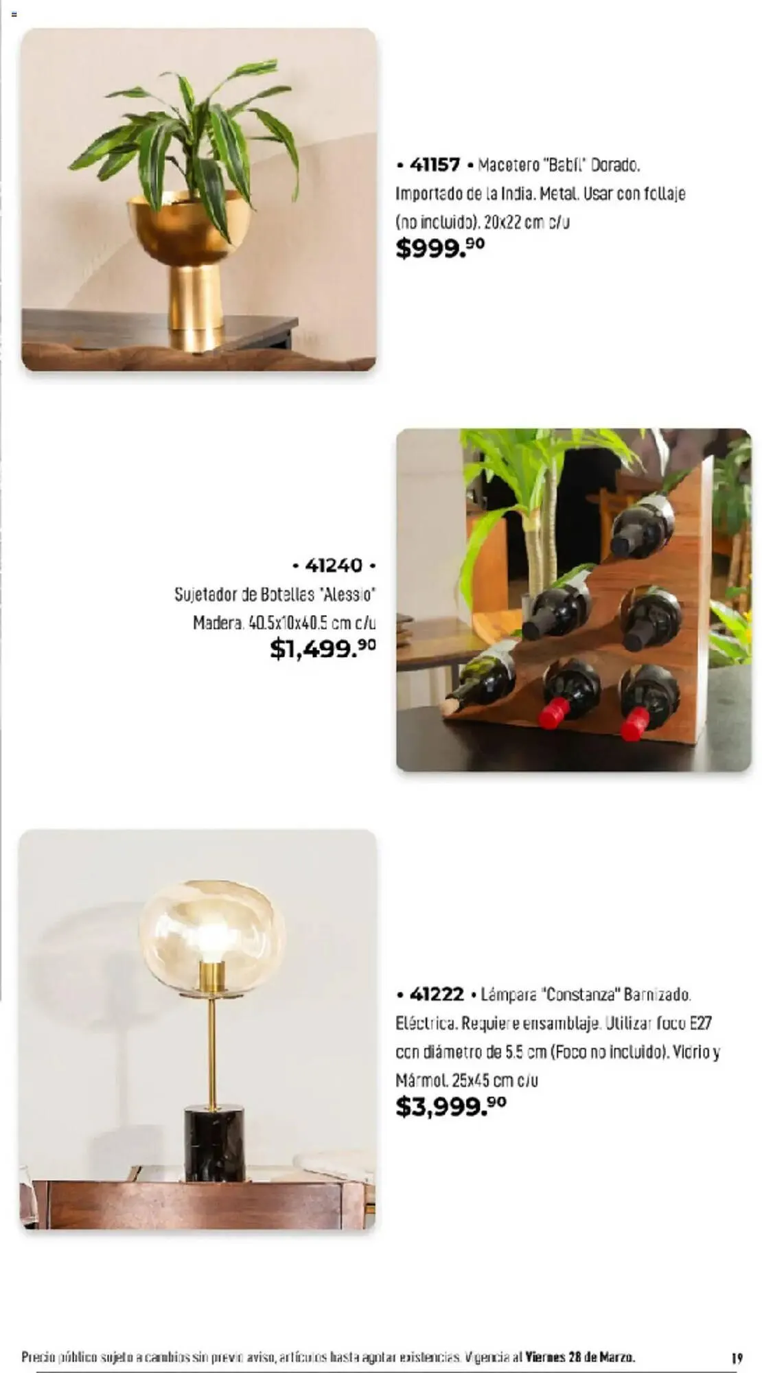 Catálogo de Catálogo Home Interiors 8 de marzo al 28 de marzo 2025 - Pagina 19