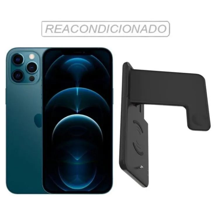 iPhone 12 Pro Max Reacondicionado + Soporte Cargador