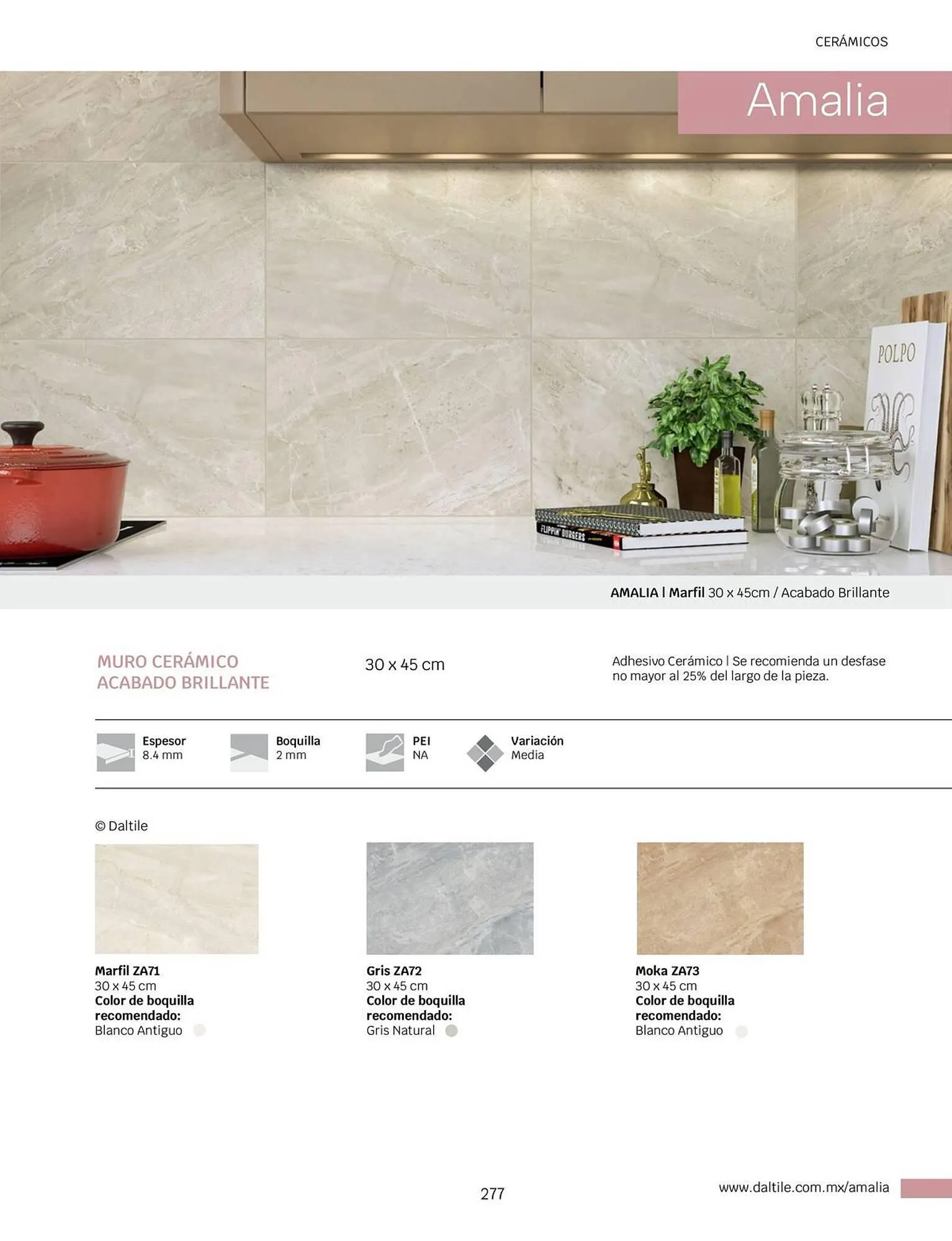 Catálogo de Catálogo Daltile 1 de enero al 31 de diciembre 2024 - Pagina 277