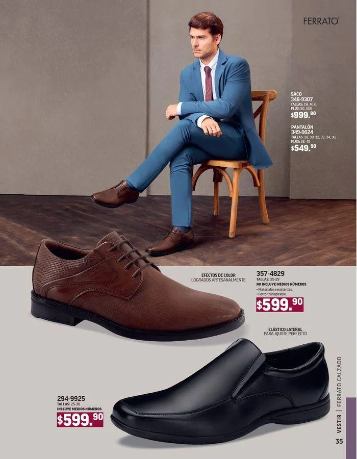 Catálogo de ANDREA - CALZADO CABALLERO 26 de agosto al 25 de enero 2025 - Pagina 125