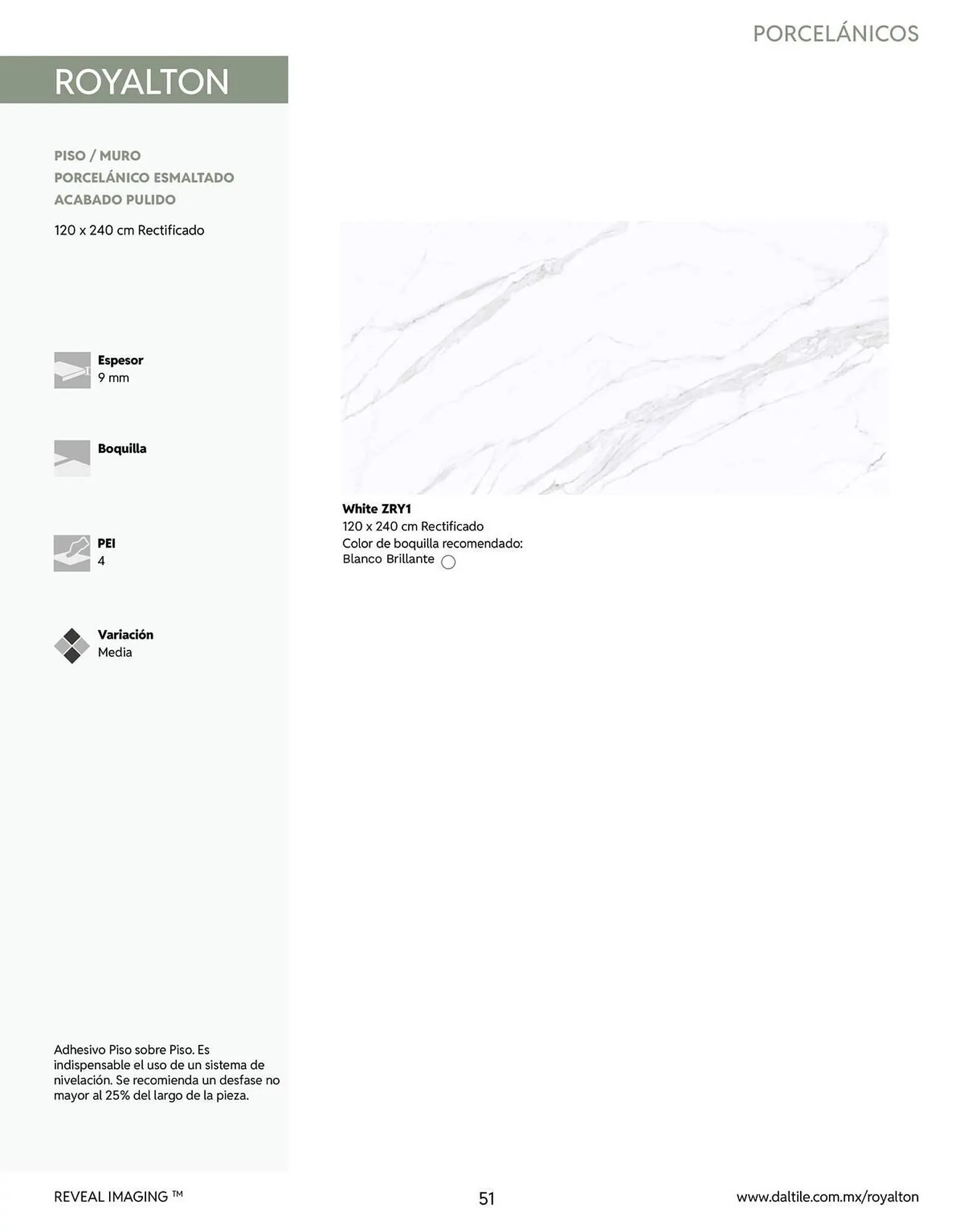 Catálogo de Catálogo Daltile 13 de enero al 31 de diciembre 2026 - Pagina 51
