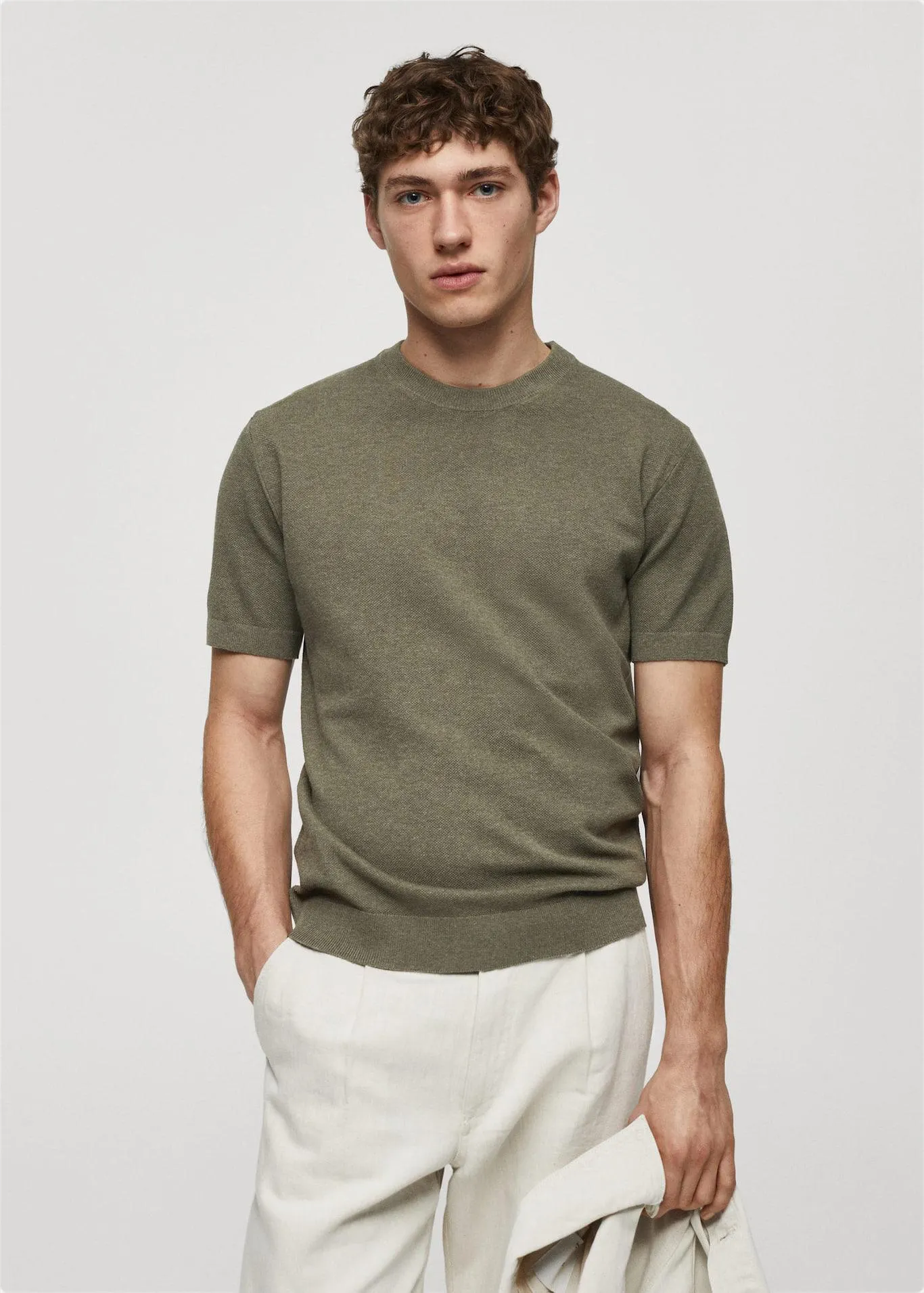 Camiseta punto algodón estructura