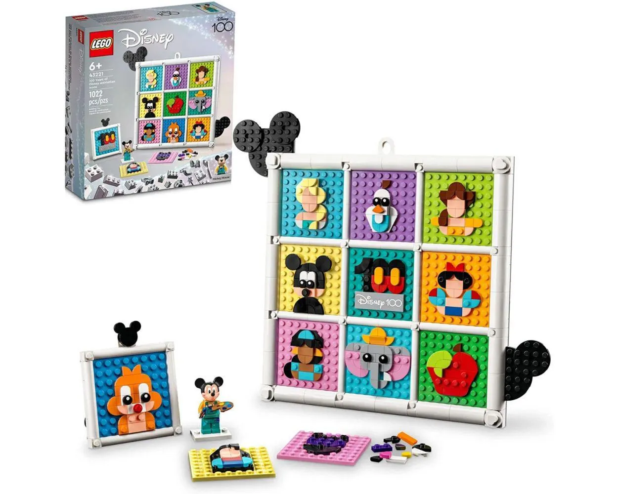 Lego Disney Classic 100 Anos de Iconos de la Animacion Disney 43221