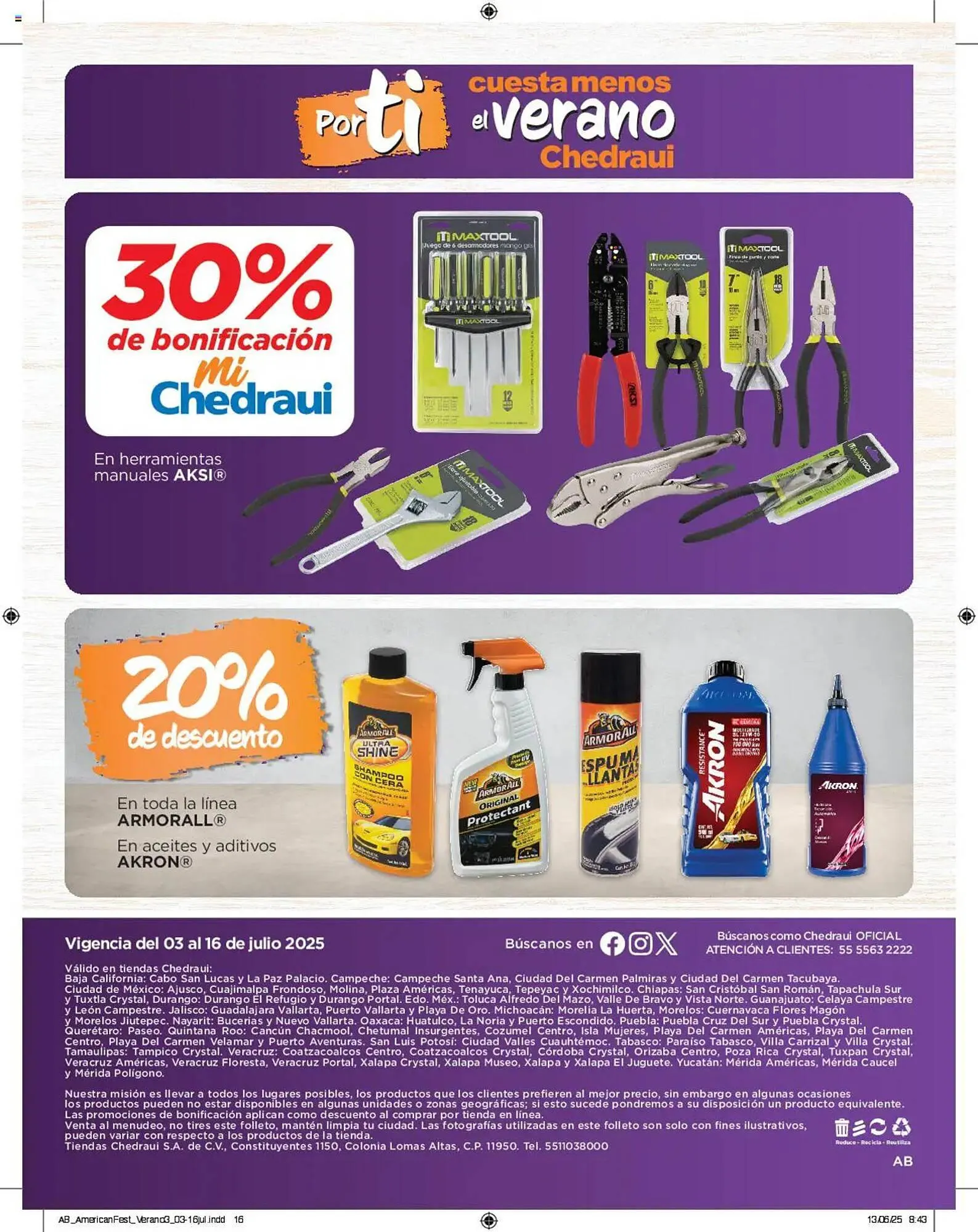 Catálogo de Catálogo Chedraui 3 de julio al 18 de julio 2025 - Pagina 16