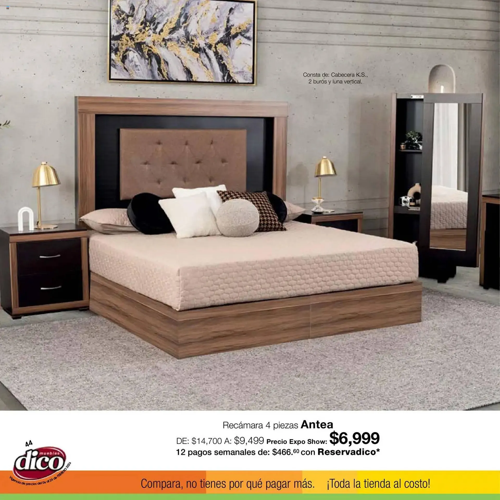 Catálogo de Catálogo Muebles Dico 6 de febrero al 25 de febrero 2026 - Pagina 44