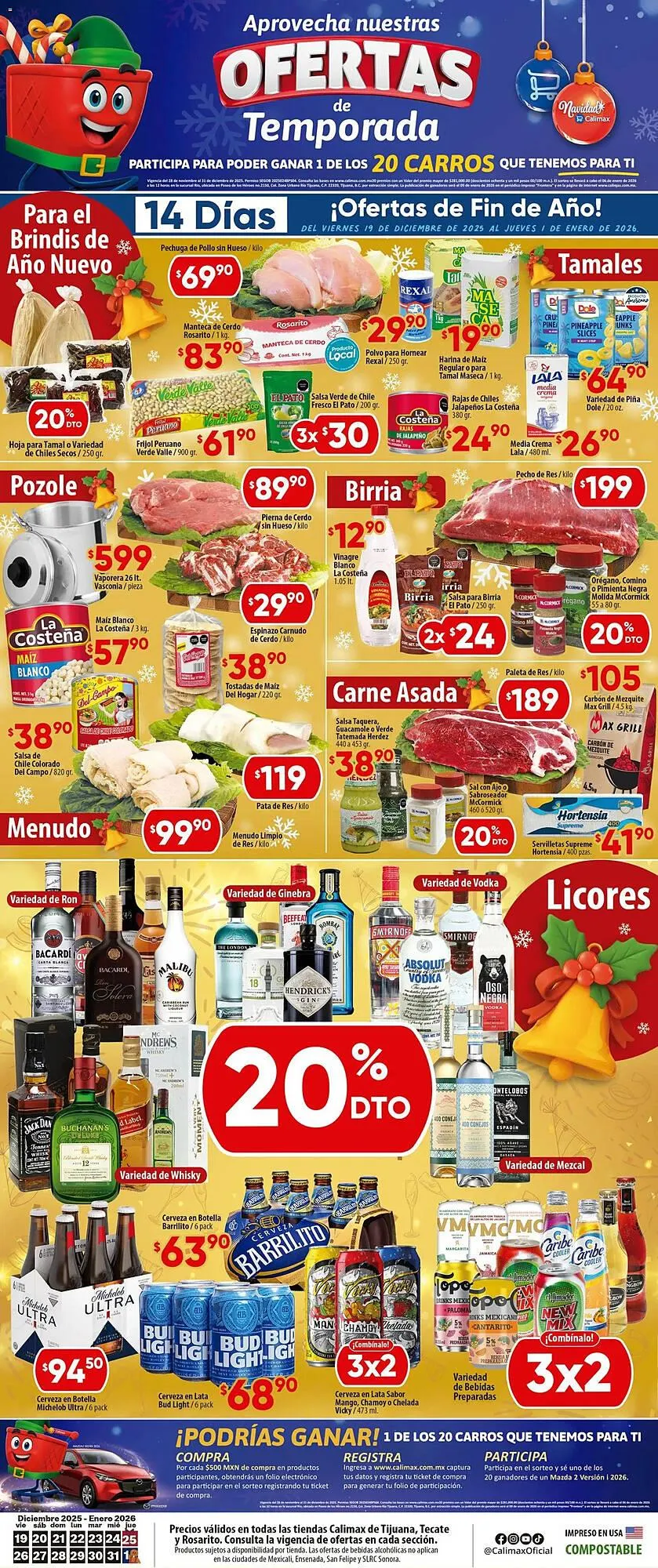 Catálogo de Folleto Calimax 19 de diciembre al 1 de enero 2026 - Pagina 6