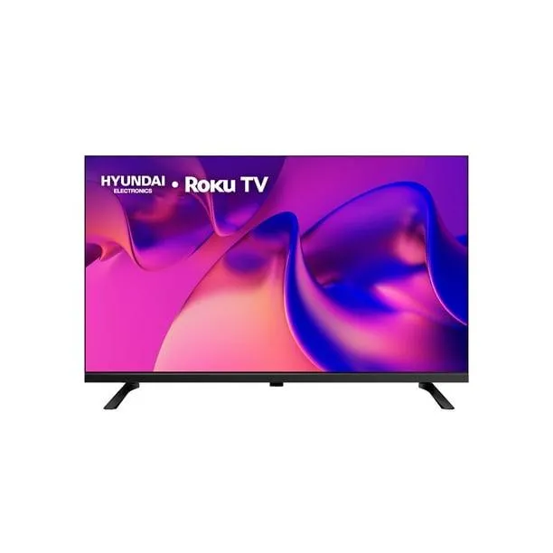 Hyundai HYLED3257RIM TV 32” Pulgadas HD Smart TV, Dolby Audio, WiFi Dual Band, Sistema Operativo Roku. Compatible con Alexa, Apple Air Play y Google Home, Diseño Border Less (2025)