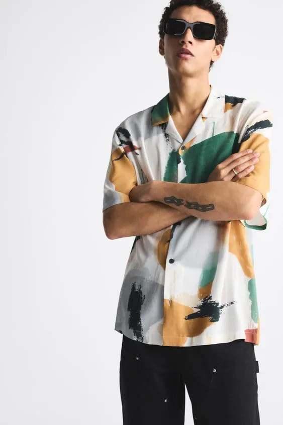 CAMISA ESTAMPADO ACUARELA