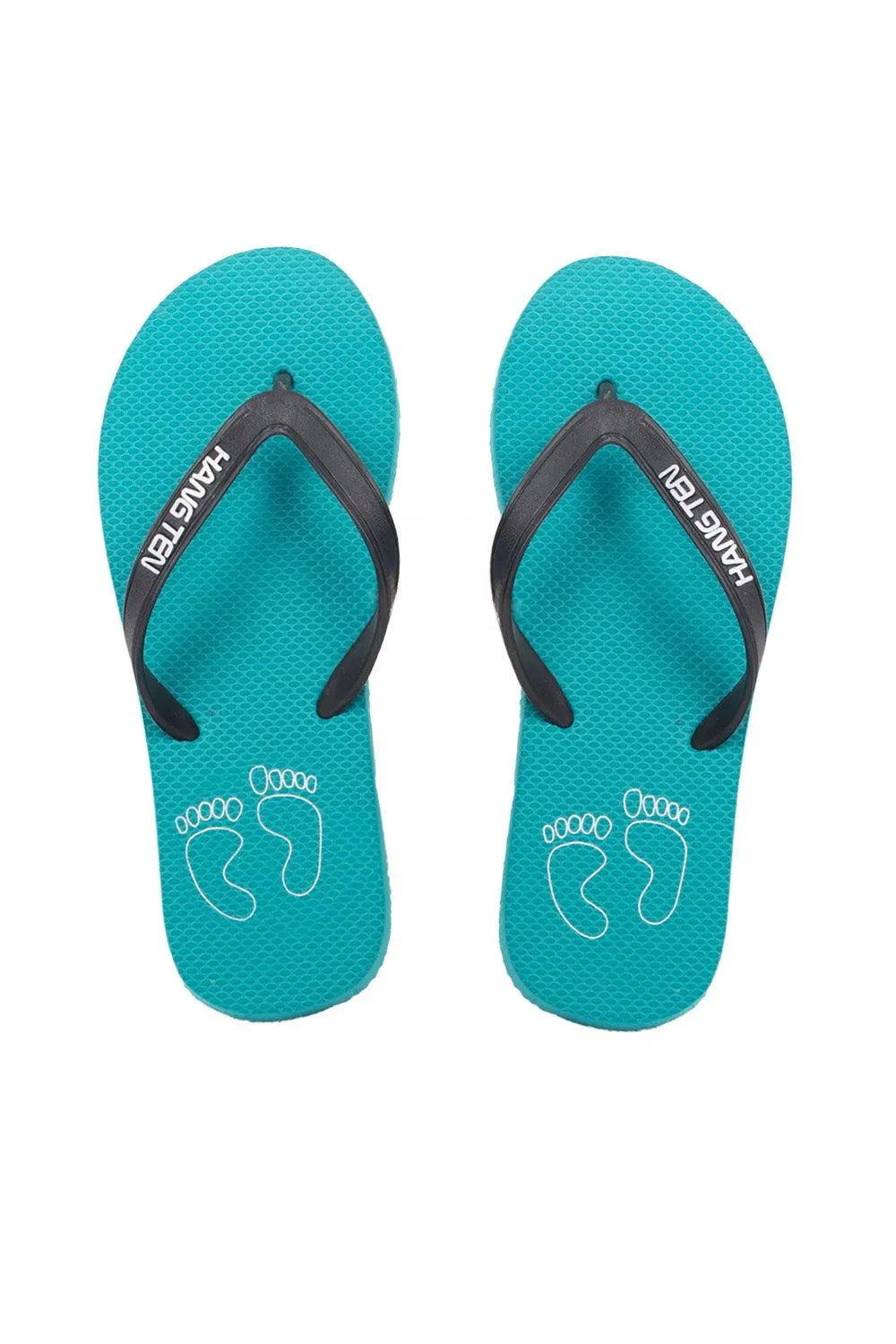 Sandalia básica turquesa