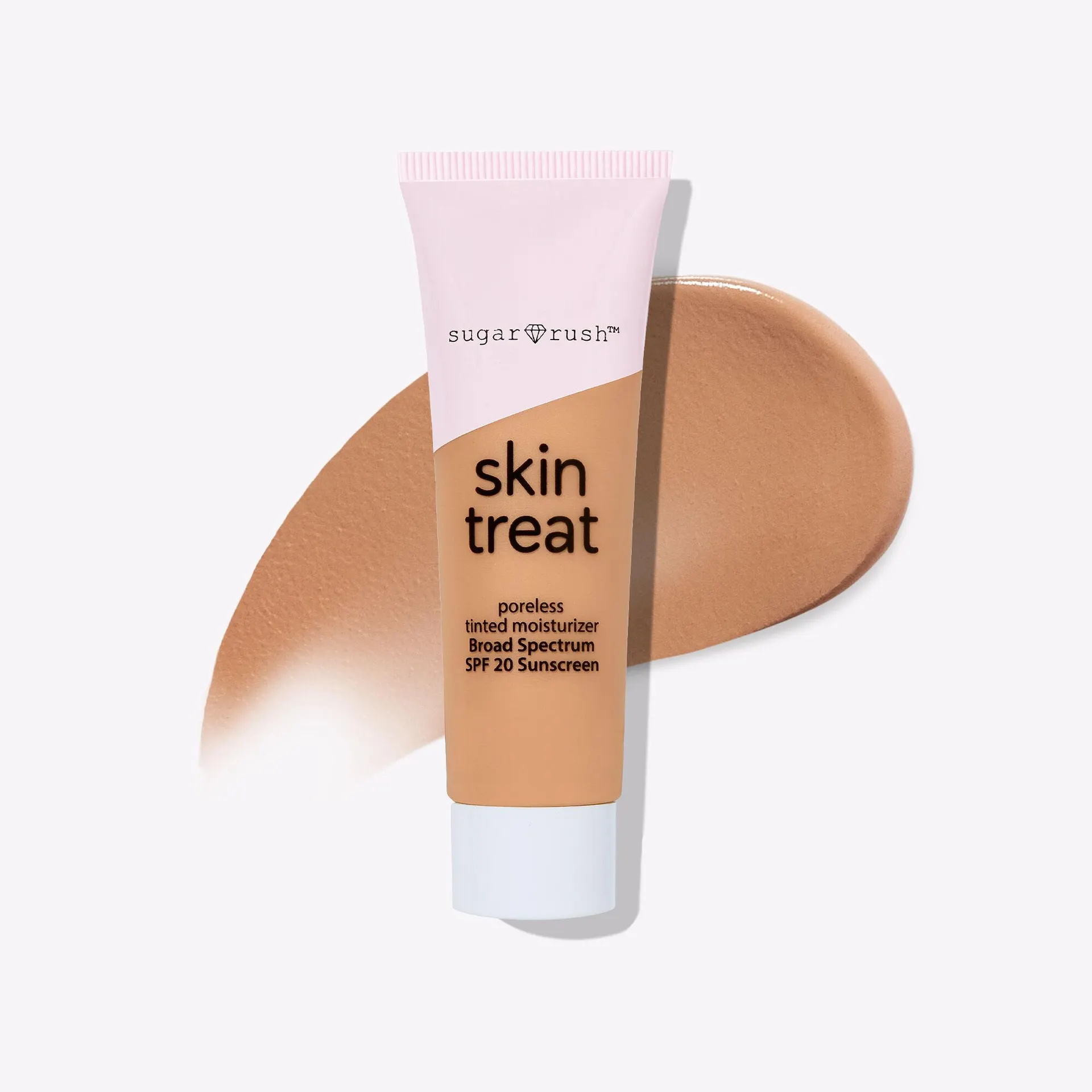 travel-size skin treat poreless tinted moisturizer SPF 20