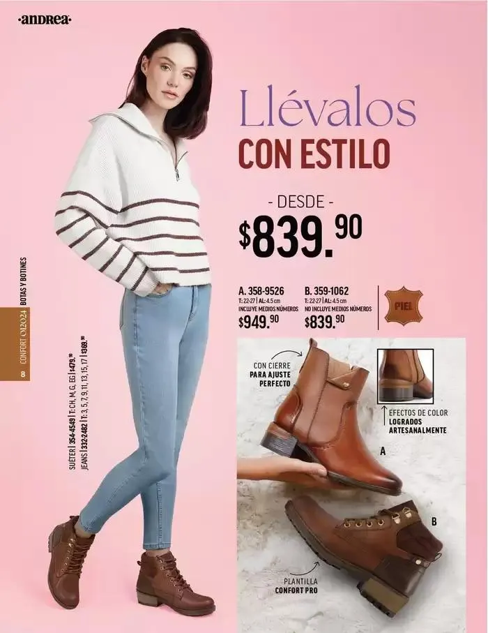 Catálogo de ANDREA - CALZADO CONFORT 26 de agosto al 25 de enero 2025 - Pagina 80
