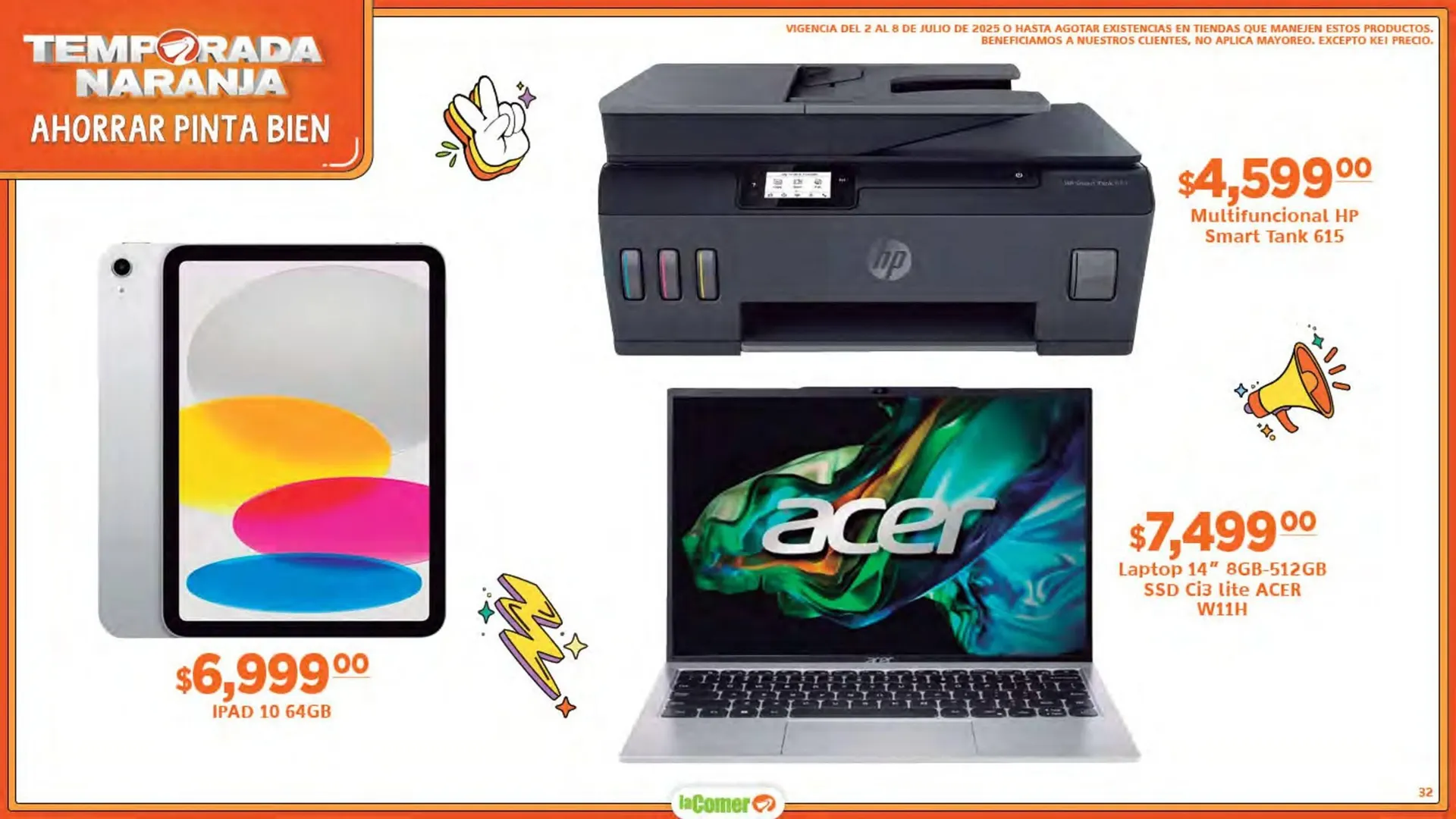 Catálogo de Catálogo La Comer 2 de julio al 8 de julio 2025 - Pagina 32